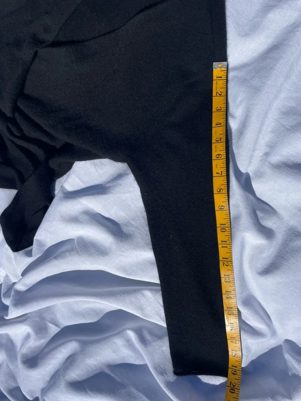 Reformation Cashmere Black Wrap Cardigan with Waist Tie - Picture 8 of 8